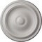 Ekena Millwork Maria Ceiling Medallion (Fits Canopies up to 1 3/4"), 9 5/8"OD x 1 1/8"P, Ultra Pure White CM09MAUWF - alternate 1
